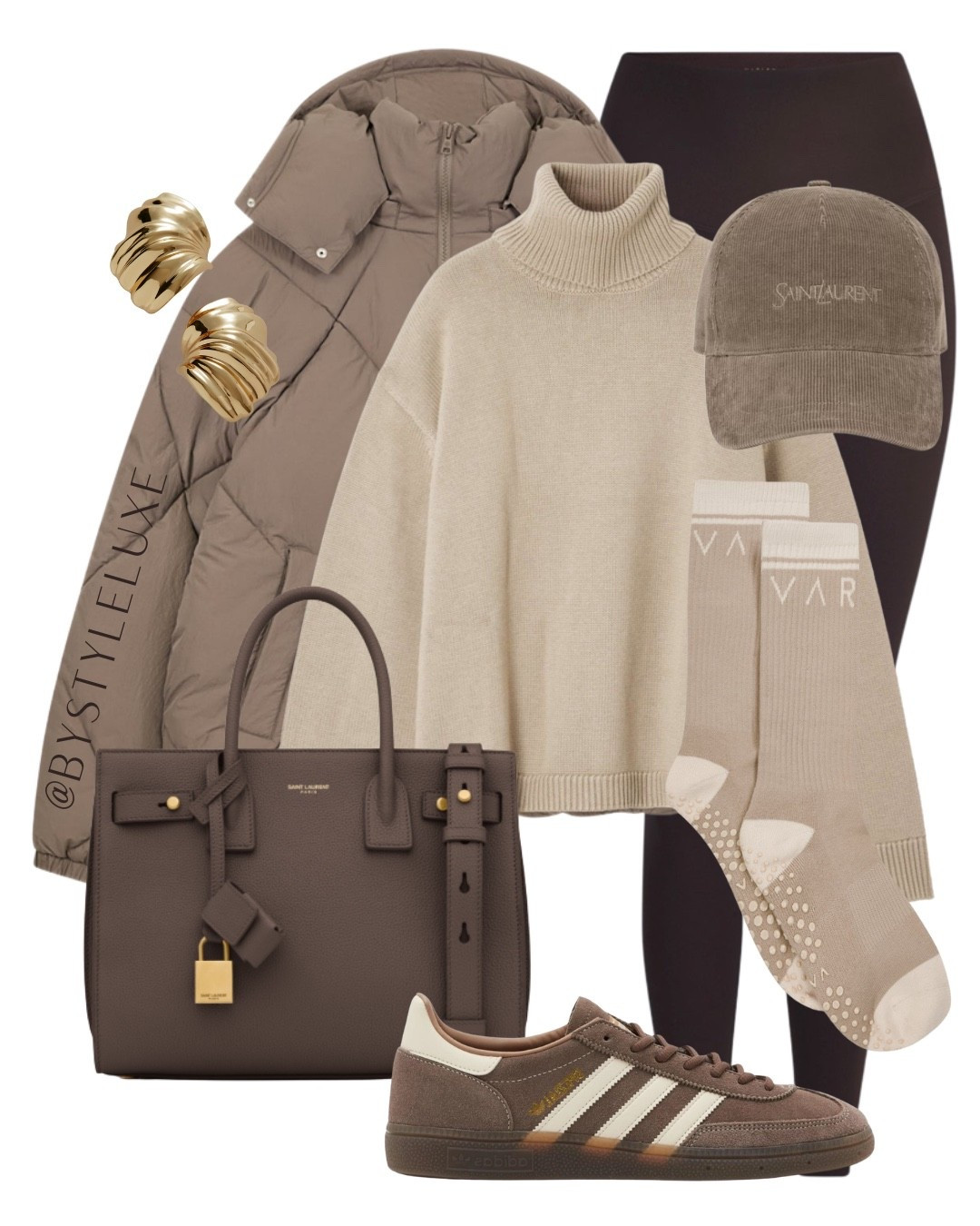 COMFY LOOKS - Styling this gorg beige diamond puffer jacket with leggings and everyone’s fave Spezials 

#trainers #winteroutfit #wintercoat 

#LTKeurope #LTKshoes #LTKwinter