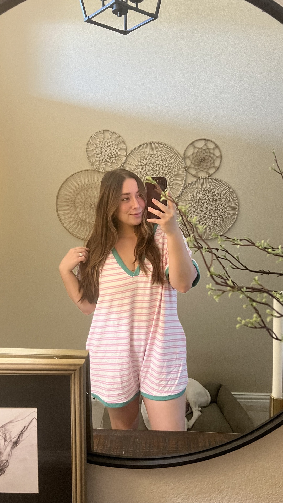 You can find me in this romper + an iced coffee with an extra shot in hand on repeat this summer 🫧💗☀️☕️

literally the softest, comfiest romper available in 3 color ways. 
Wearing a L

#prettyinpinkblush #gifted #summeroutfitideas

#LTKmomlife #LTKootd #LTKActive