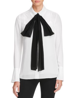 MICHAEL Michael Kors Bow Blouse - 100% Bloomingdale's Exclusive | Bloomingdale's (US)