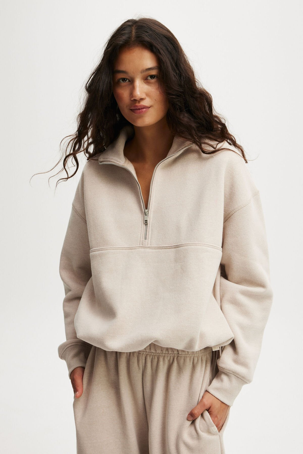 Plush Essential Half Zip Jumper | Cotton On (ANZ)