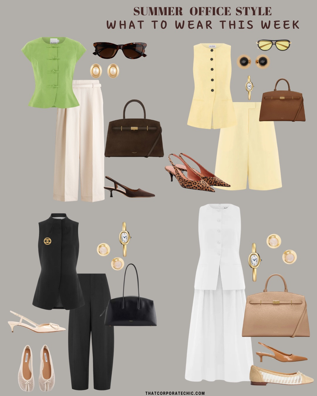What to wear to work in summer - office outfits of the week.
Feature all piece from Aligne

Professional style
Workwear look
Summer work look
Business casual workwear 
Work style

#LTKsummer #LTKworkwear #LTKstyletip