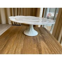 Vintage Milk Glass Cake Stand | Etsy (US)