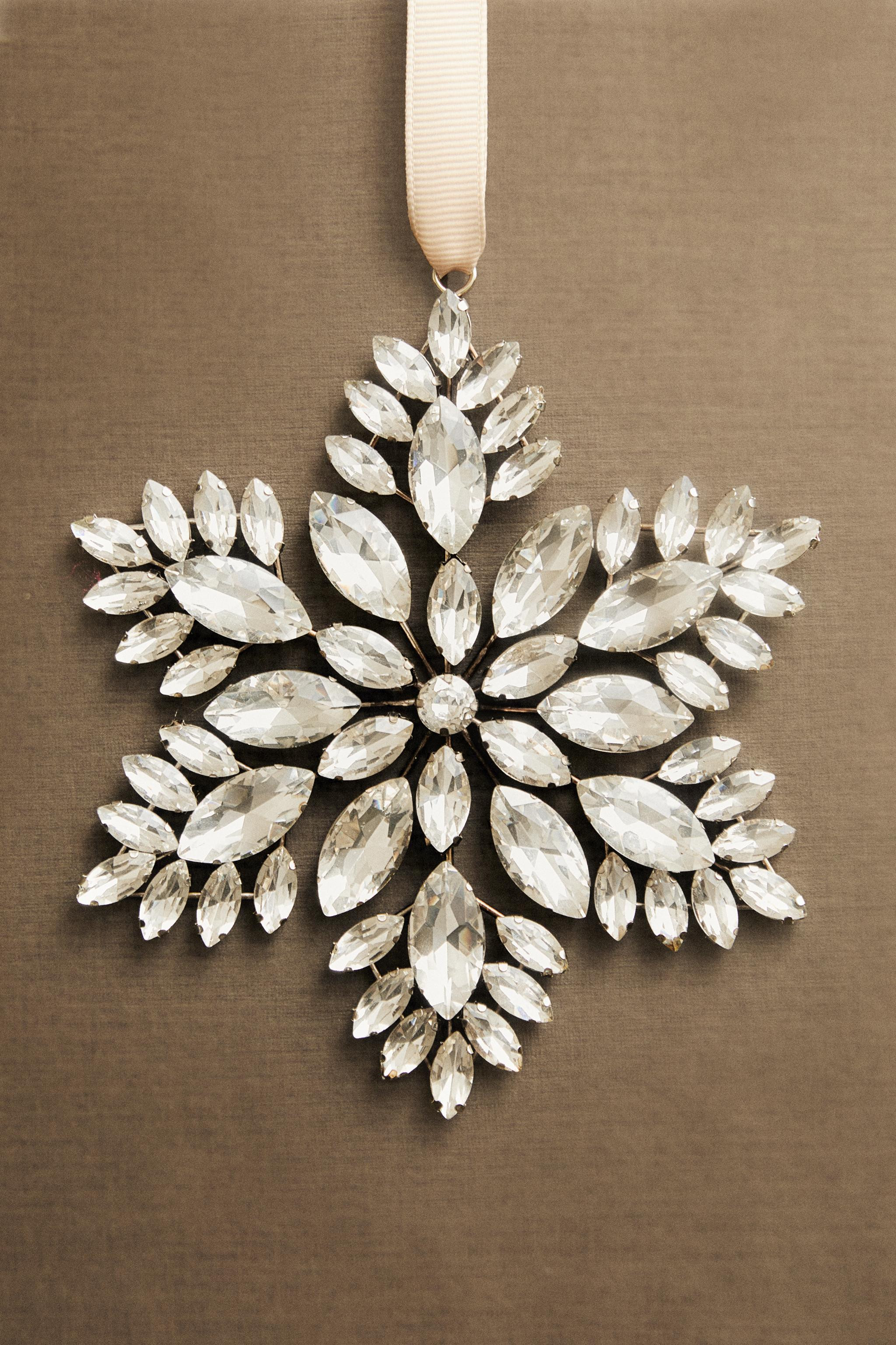 DECORAZIONE ALBERO STELLA CRISTALLI NATALE | Zara IT