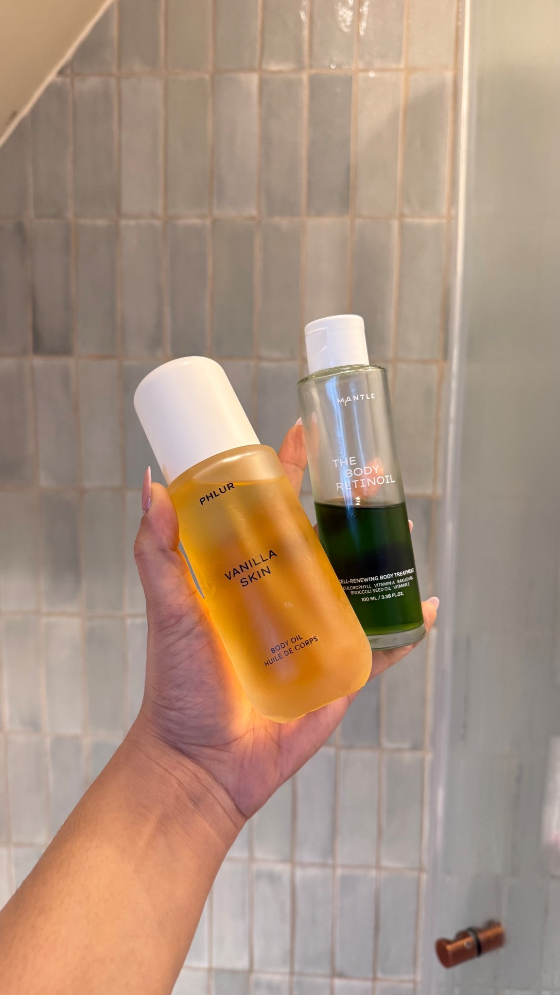 Loving these two body oil lately. I use the retinoil on my bum and wherever I may have stretch marks. And the other one for hydration and a lovely scent all over my body.

#LTKgrwm #LTKBeauty #LTKValentine