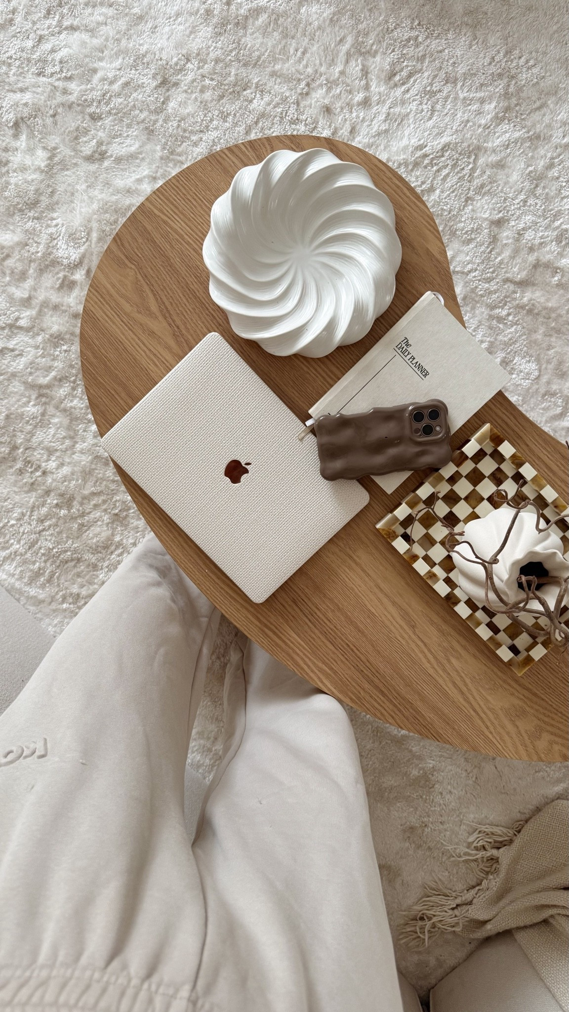 Neutral laptop Mac book case
