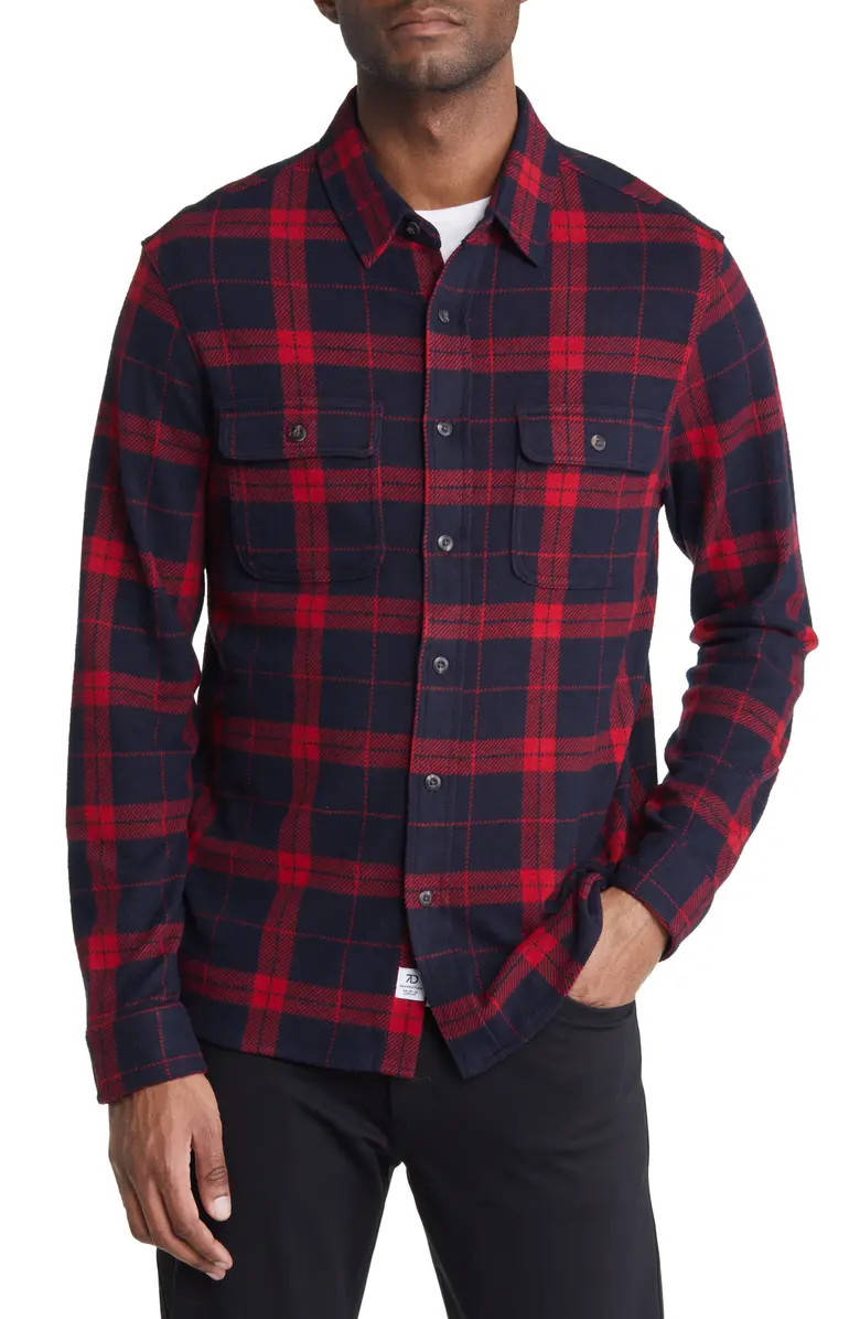 7 Diamonds Generation Plaid Stretch Flannel Button-Up Shirt | Nordstrom | Nordstrom