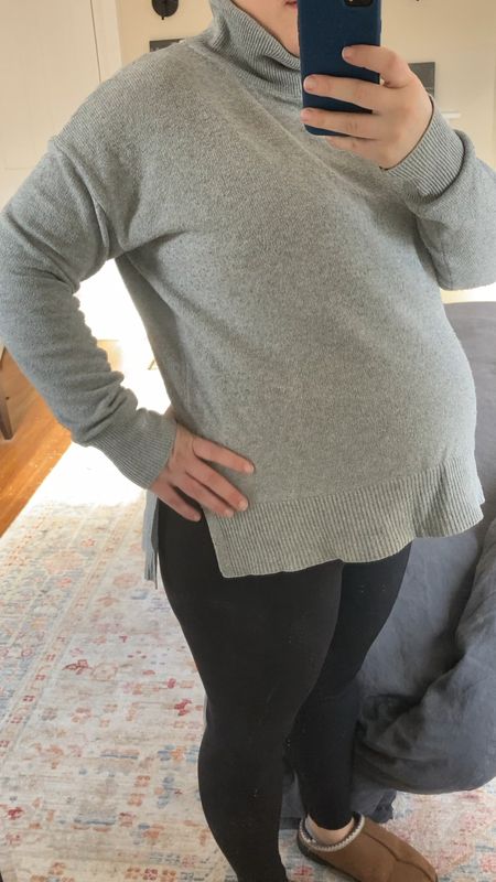 9 months pregnant and these leggings still fit like they did pre pregnancy! I also love that they fit my petite 5’1” frame of you get the 7/8 version. Who needs maternity pants when you can buy once and wear them pre pregnancy, during your pregnancy, and postpartum  

#LTKstyletip #LTKsalealert #LTKbump