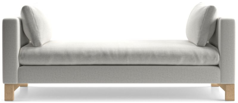 Pacific Daybed with Wood Legs + Reviews | Crate & Barrel | Crate & Barrel