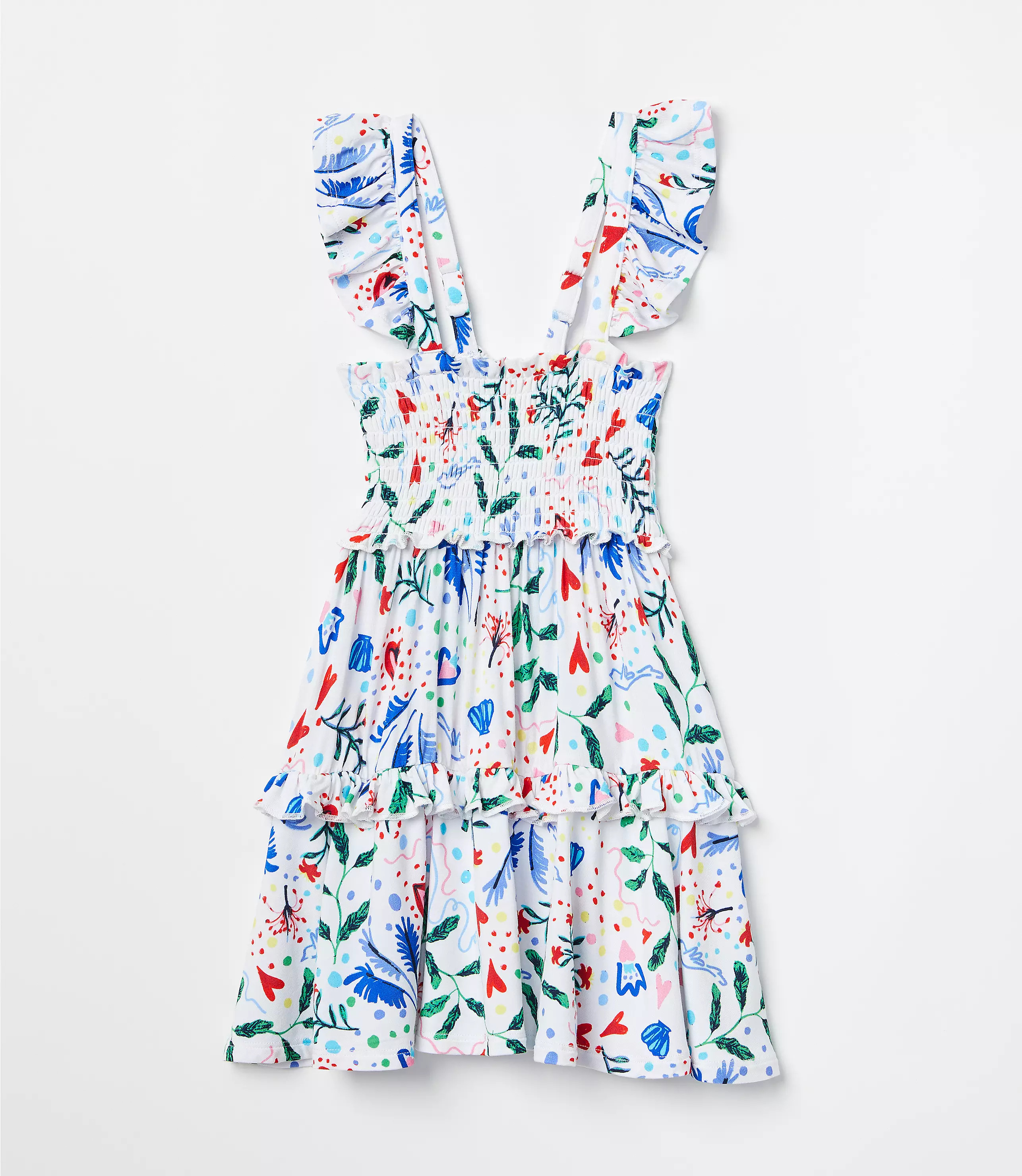 Posh Peanut x LOFT Smocked Babydoll Dress | LOFT