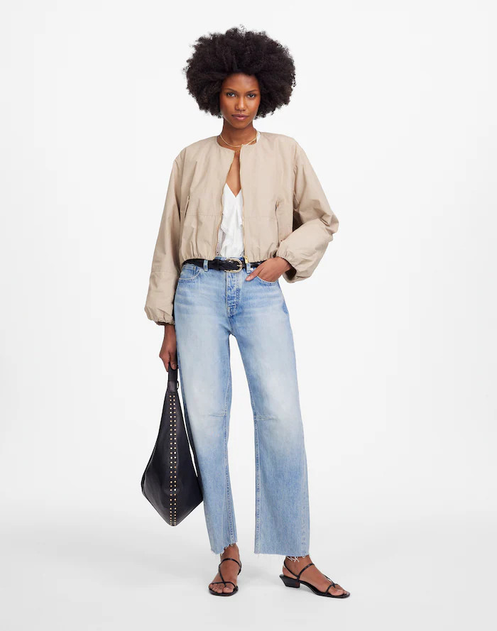 The Darted Barrel-Leg Jean | Madewell