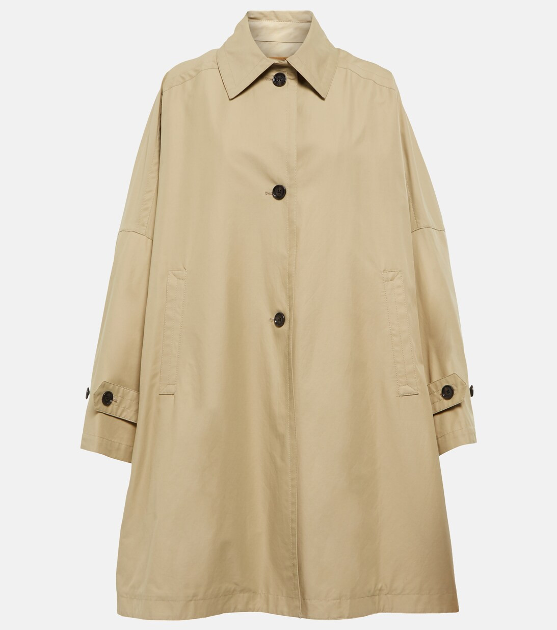 TotemeOversized gabardine coat | Mytheresa (INTL)