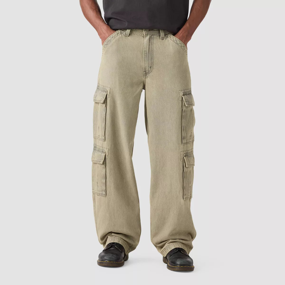 Levi's® Men's 578™ Baggy Fit Cargo Jeans - Gray Wash 34x30 | Target