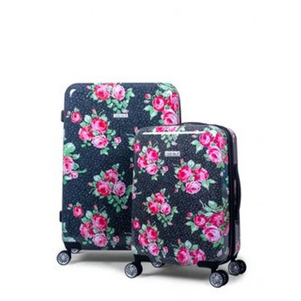 The Pioneer Woman Hardside Luggage 2 Piece Set, Carry-on and Checked Luggage - Walmart.com | Walmart (US)