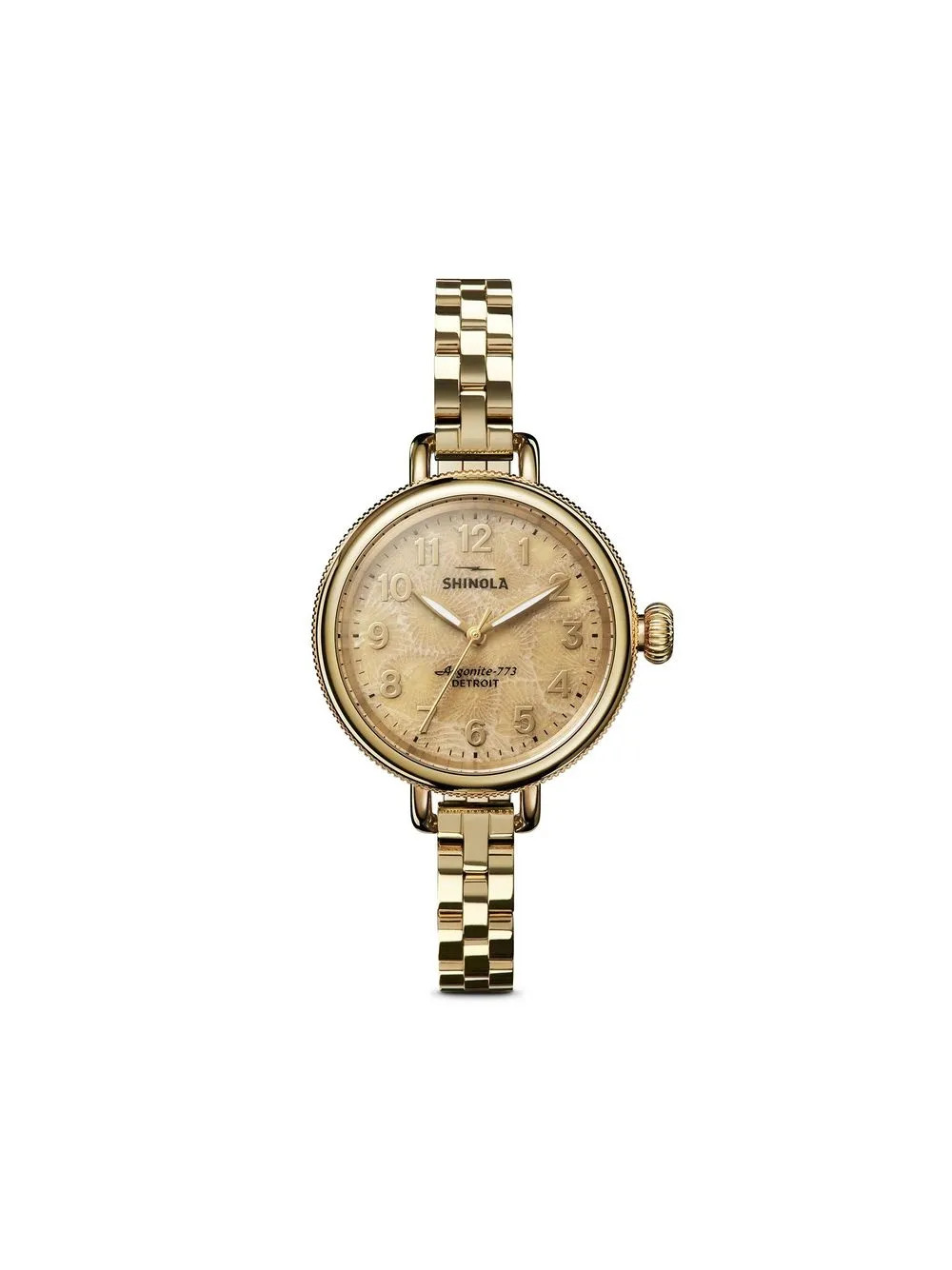 Shinola Birdy 3H 34mm | Gold | FARFETCH | Farfetch Global