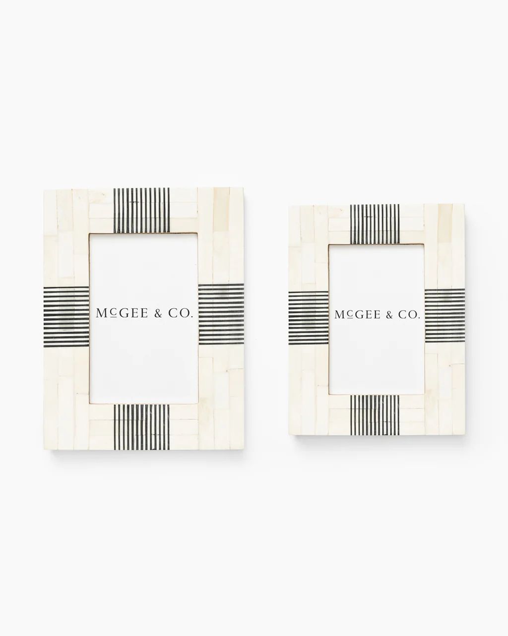 Striped Bone Frame | McGee & Co.