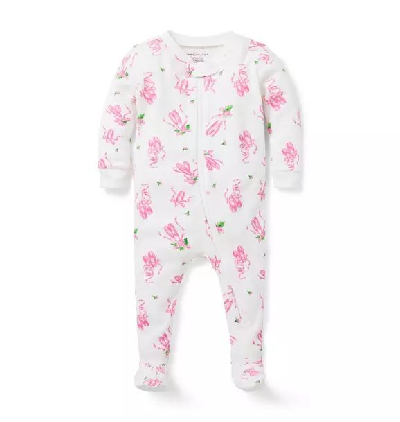 Baby Good Night Footed Pajama In Ballet Slipper | Janie and Jack