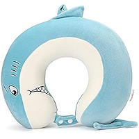 NiuniuDaddy Kids Travel Pillows for 3-8 Y/O -Soft Adjustable Memory Foam Neck Pillows for Airplane,C | Amazon (US)