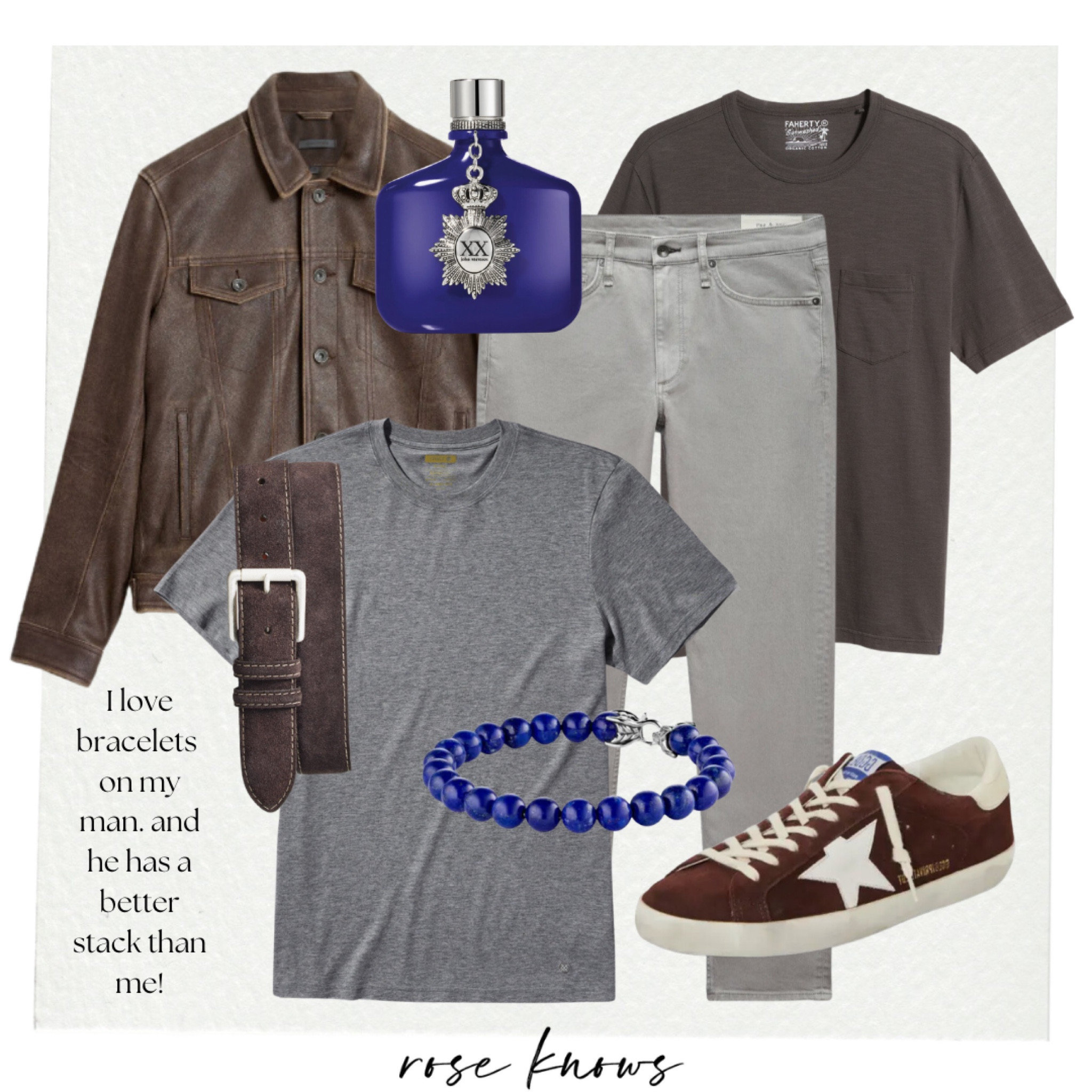 He’s a cool dad😎 Father’s Day gift ideas for your dad or fav guy in your life♥️ 
Mens leather bomber 
Cool jeans 
T shirts 
Golden goose 
John varvados  

#LTKGiftGuide #LTKFindsUnder100 #LTKMens