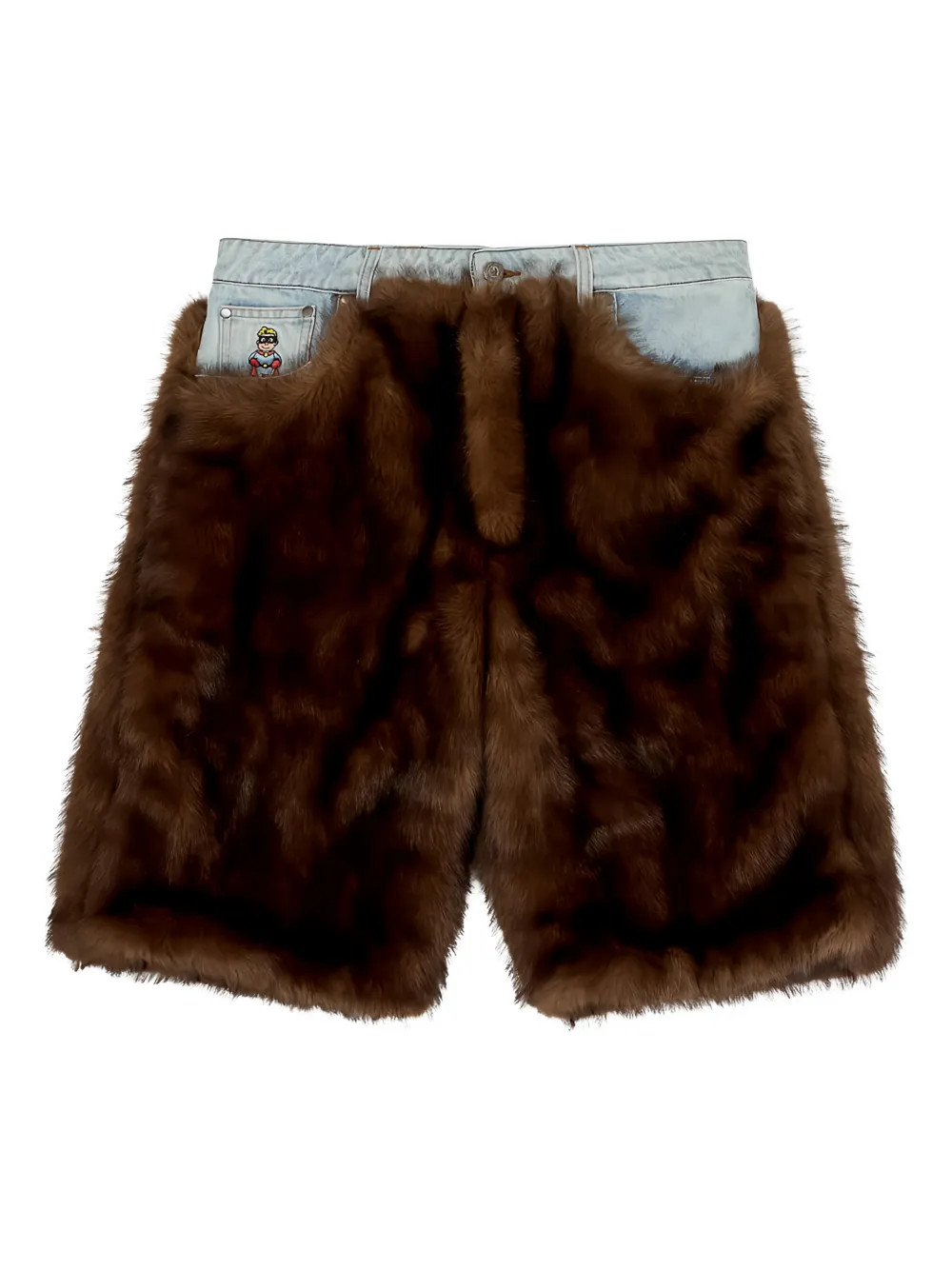 faux-fur shorts | Farfetch Global