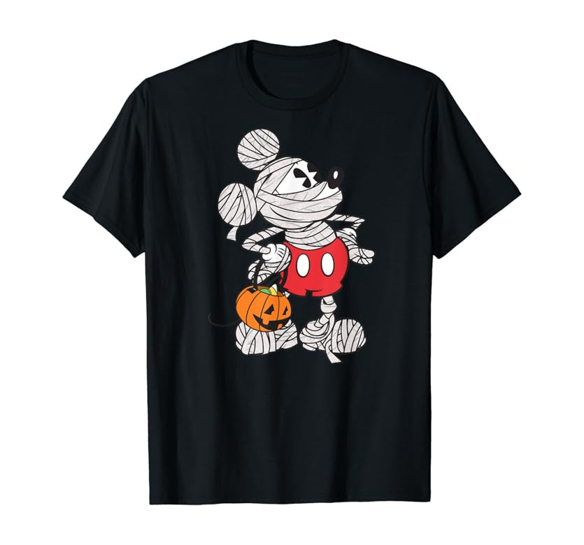Disney Mickey Mouse Mummy Halloween T-Shirt | Amazon (US)