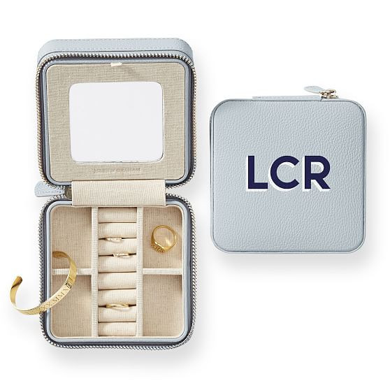 SMALL TRAVEL JEWELRY CASE, PRINTED | Mark and Graham