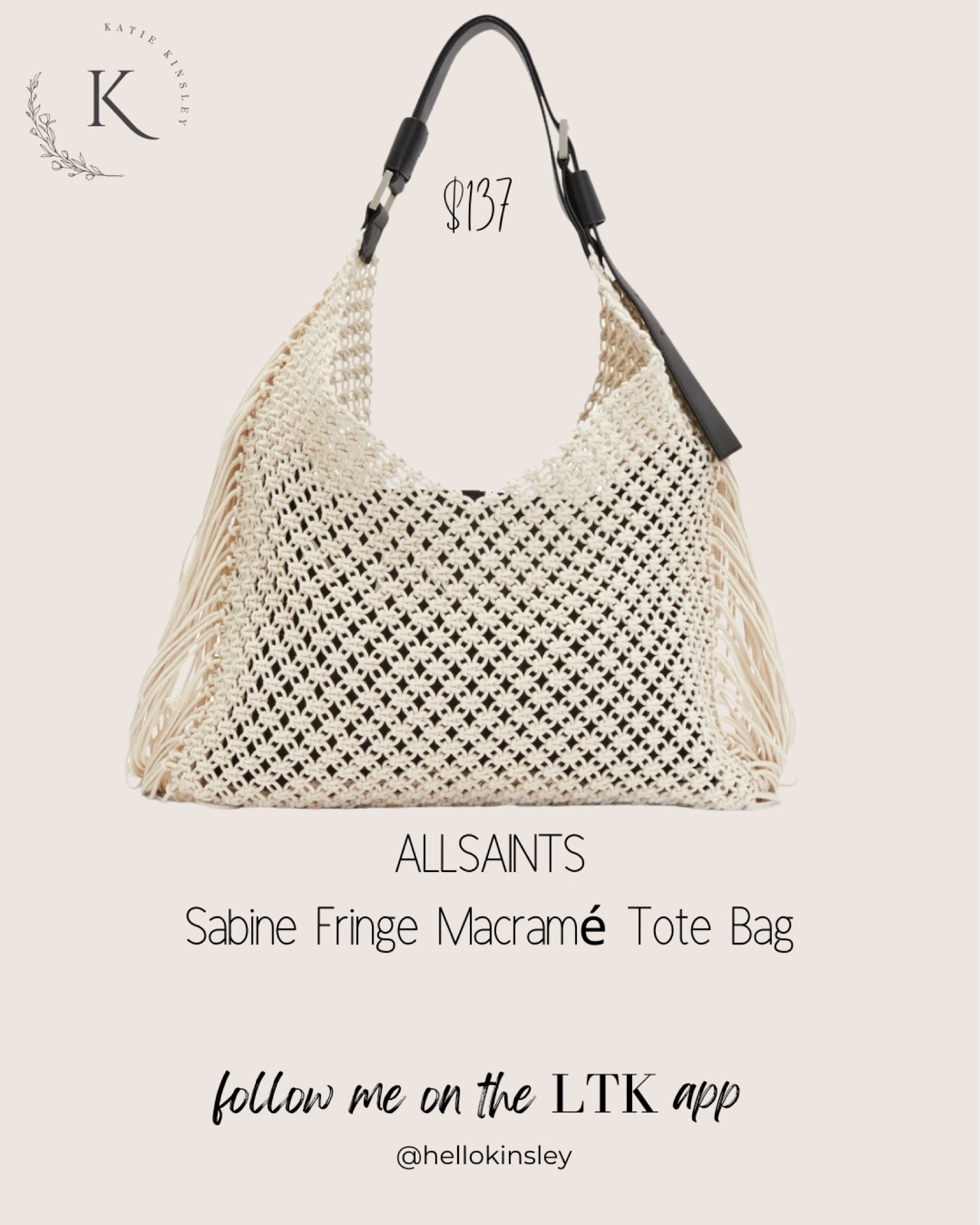 Shopping for beach bags and straw totes!

ALLSAINTS - Sabine Fringe Macramé Tote Bag

#LTKtravel #LTKitbag #LTKSeasonal