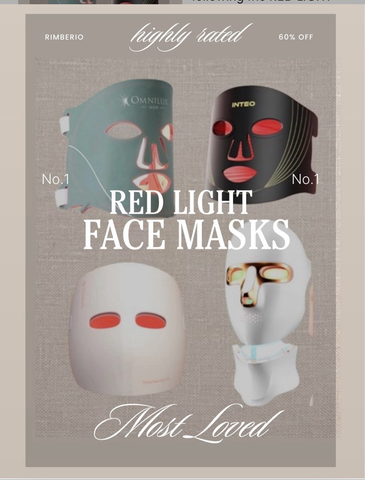 as an influencer i've been following the RED LIGHT FACE MASK trend closely.  first of all, amazing results have been reported.  so YES getting one is a great anti aging investment for your skin. ❤️✨ I have narrowed it down to the most loved/ highly rated ones and truly think you cannot go wrong with any of these. 
#redlight #redlightmasks #redlightfacemasks 
