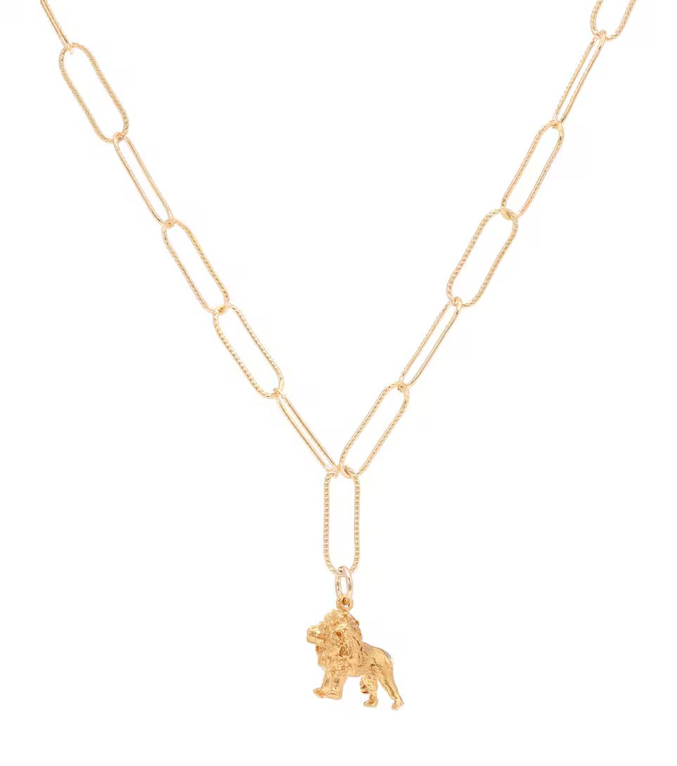 The Lion in the Night 24kt gold-plated necklace | Mytheresa (DACH)
