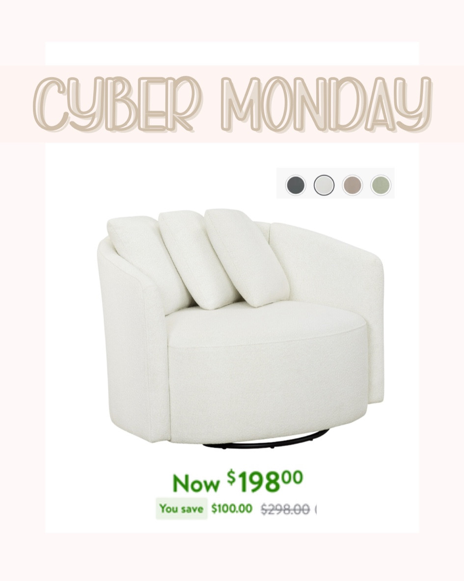 Cyber Monday Walmart deal! Drew Barrymore home chair $100 off for cyber Monday

Home cyber Monday deals,, home decor, home furniture cyber Monday deals, living room, swivel chair, club chair, drew barrymore home, on sale, deal alert, daily deals, deal of the day, best cyber Monday deals, Walmart cyber deals, home finds Walmart, home favorites Walmart 


#LTKHome #LTKSaleAlert #LTKCyberWeek