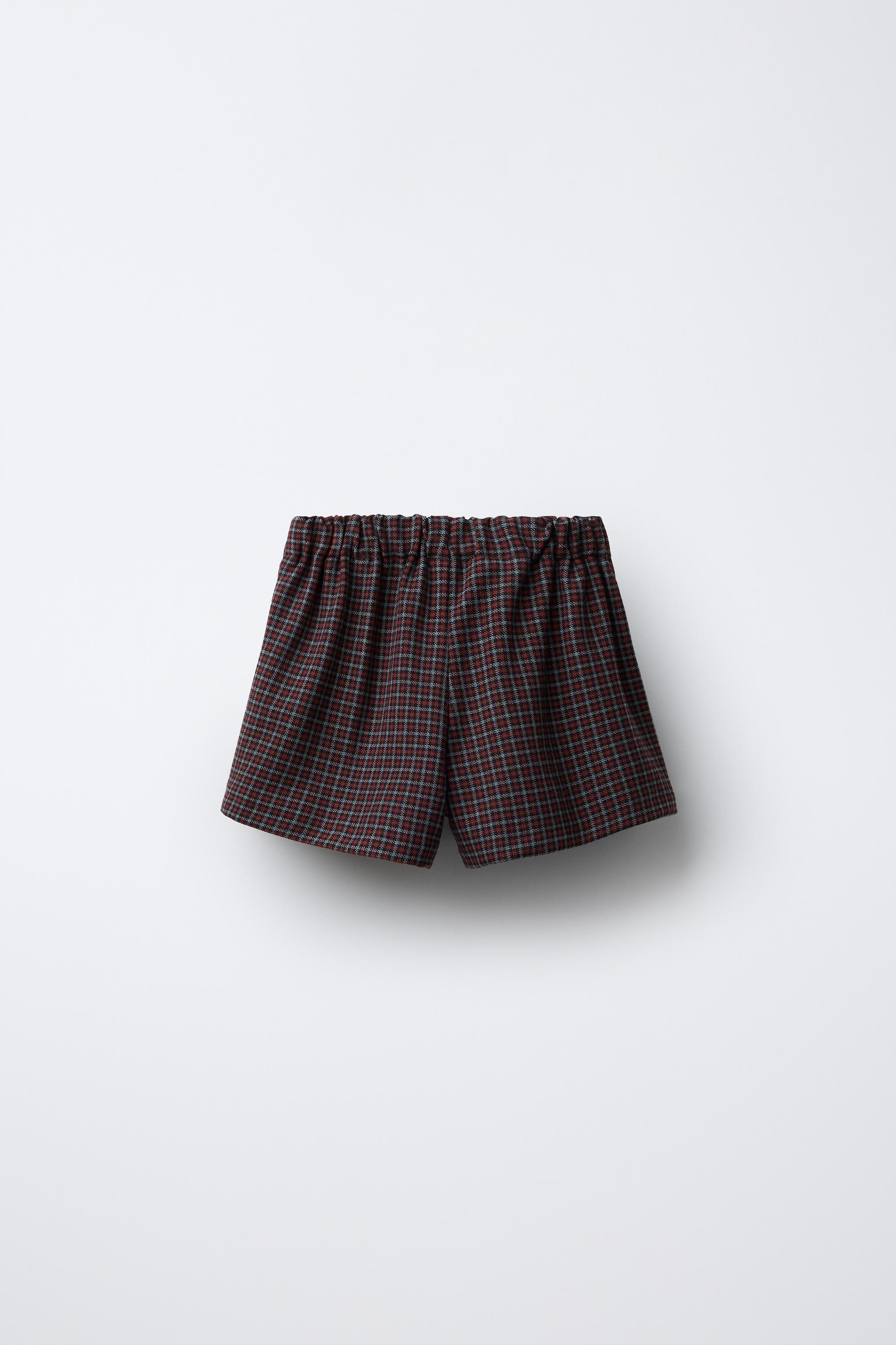 PLAID BUCKLE SKORT | Zara US