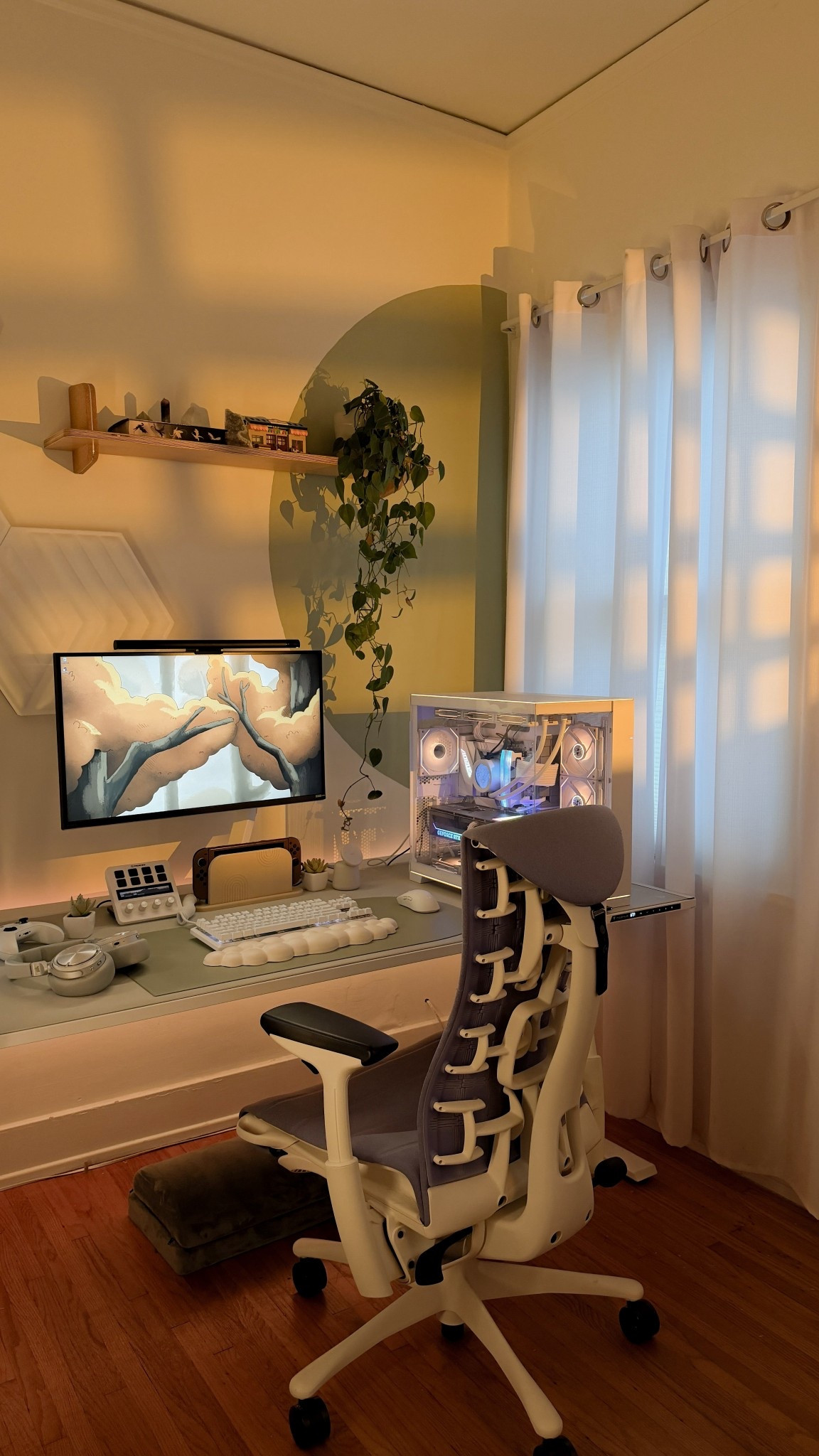 Cozy corner desk setup #tech
 

#LTKHome