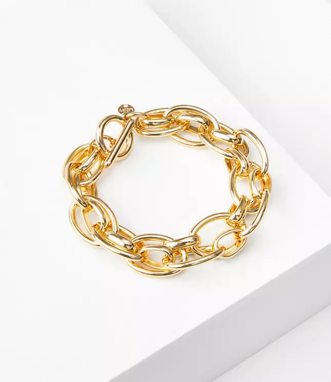 Twist Chain Toggle Bracelet | LOFT | LOFT