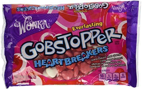 Gobstopper Red & White Heart Breakers Jawbreakers Change Colors & Flavors - 12 Oz Bag | Amazon (US)