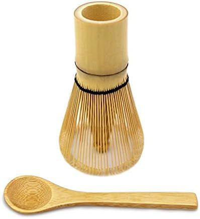 MatchDNA Bamboo Whisk & Bamboo Spoon for Organic Matcha Green Tea Preparation | Amazon (US)