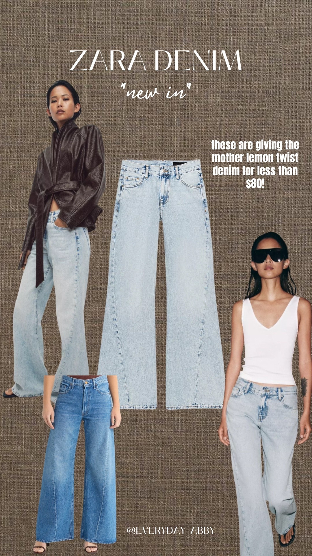 How good are these @Zara denim? 😍

#LTKootd #LTKOver40 #LTKTall