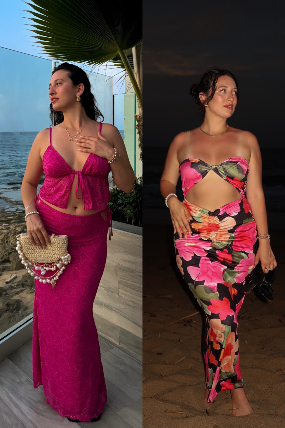 all dressed up 🩷🌺✨ @beginningboutique use code ALYSSABBX for 15% off! #vacationdress #nightoutoutfit #vacationstyle #summerdress 

#LTKTravel #LTKStyleTip