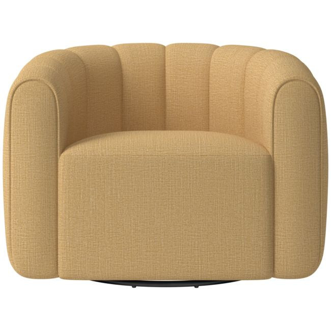 Fitz Swivel Chair Nomad Caramel | CB2