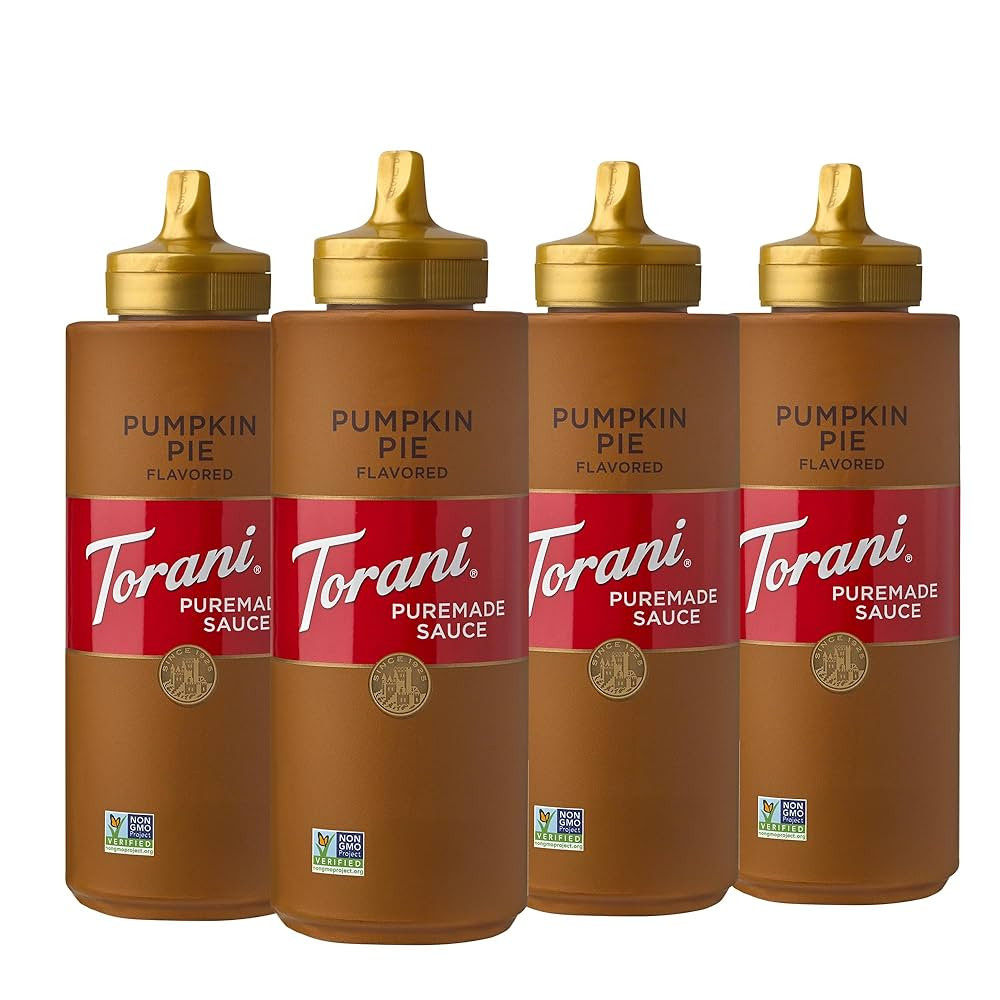 Torani Puremade Sauce, Pumpkin Pie, 16.5 Ounces (Pack of 4) | Amazon (US)
