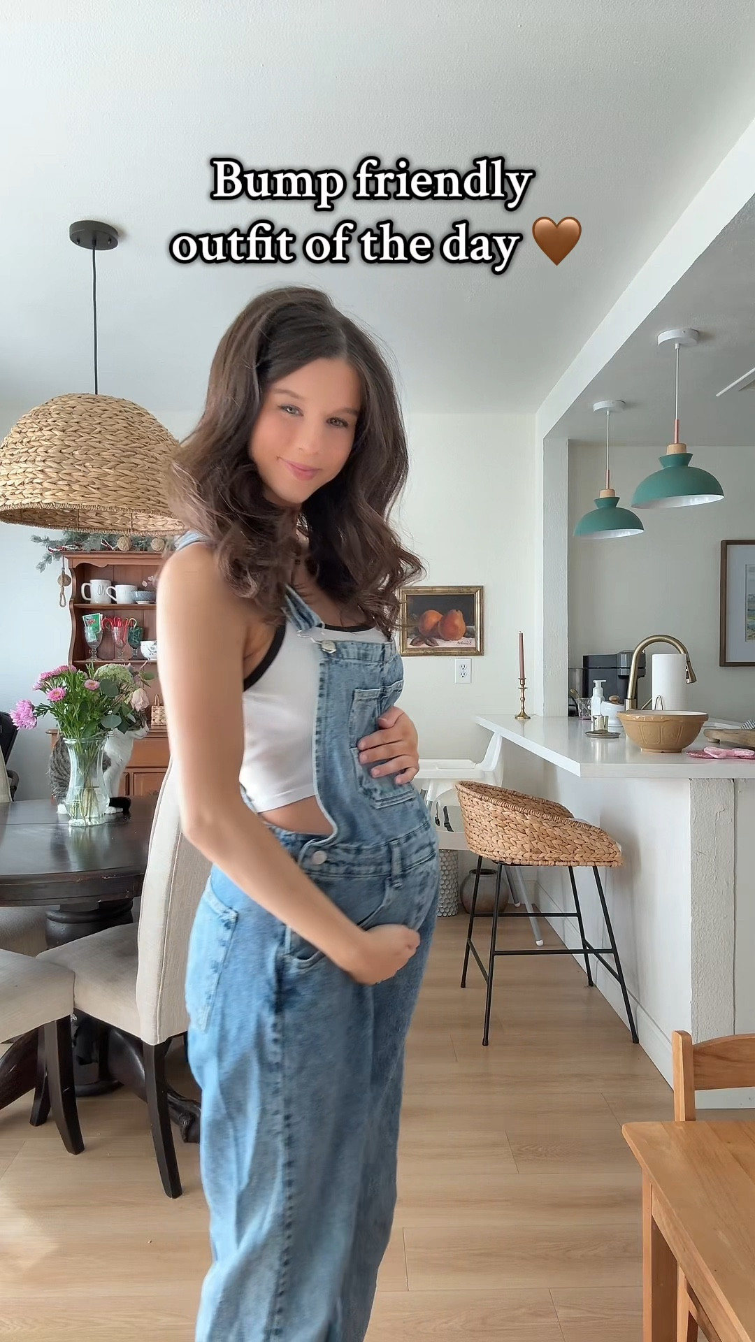 Bump friendly overalls 💕 

#LTKWatchNow