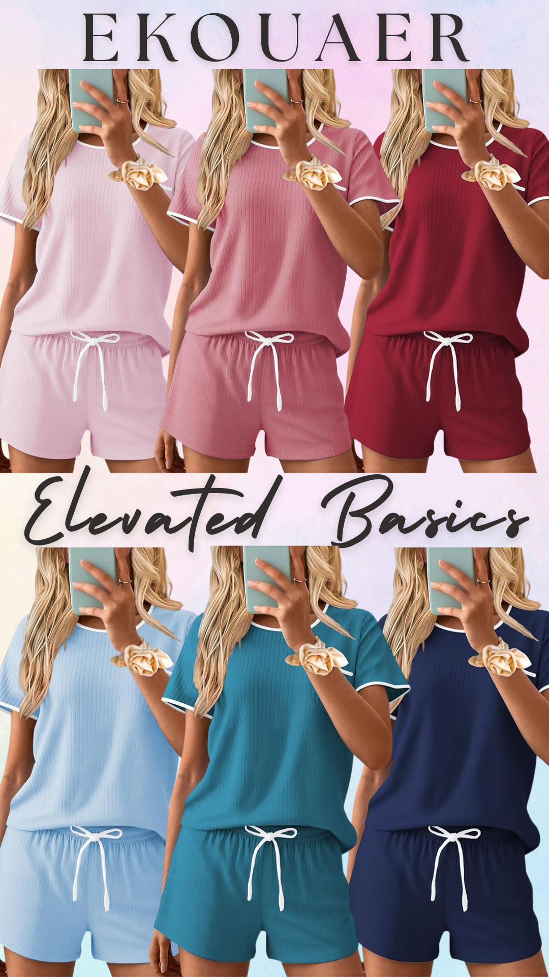 EKOUAER | Ribbed Lounge Sets | Elevated Basics You’ll Live In ☁️

If you’ve been trying to find loungewear that actually looks cute and not sloppy… this is it.

I’ve tried so many sets like this — and not all of them are worth it. These are.

This is the kind of set you throw on and still look put together, even on your most low-effort days.

If you struggle with:
• loungewear that looks messy or unstyled
• fabrics that feel cheap or lose shape
• nothing that works outside the house
• sets that feel boring or basic
• wanting something comfy but still cute

…this is your go-to.

Why these actually hit:
• soft ribbed knit fabric = cozy but still elevated
• lightweight + breathable = perfect for all-day wear
• relaxed fit = comfortable without looking sloppy
• matching set = instant outfit, no thinking required
• contrast trim details = subtle but stylish
• multiple colors = easy to switch up your vibe

Perfect for:
• lounging at home
• coffee runs & errands ☕
• travel days & airport fits ✈️
• quick outings when you still want to look cute
• everyday casual, put-together looks

This is that set you reach for when you want to feel comfortable but still look GOOD.

It’s effortless, wearable, and actually cute enough to leave the house in.

I’d grab a couple colors — these are the kind you’ll keep re-wearing.

Minimal effort, still looks put together.

↓ Everything is linked!

#LTKTravel #LTKSaleAlert #LTKActive