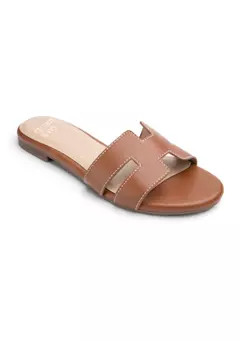 Crown & Ivy™ Raven H Band Sandals | Belk
