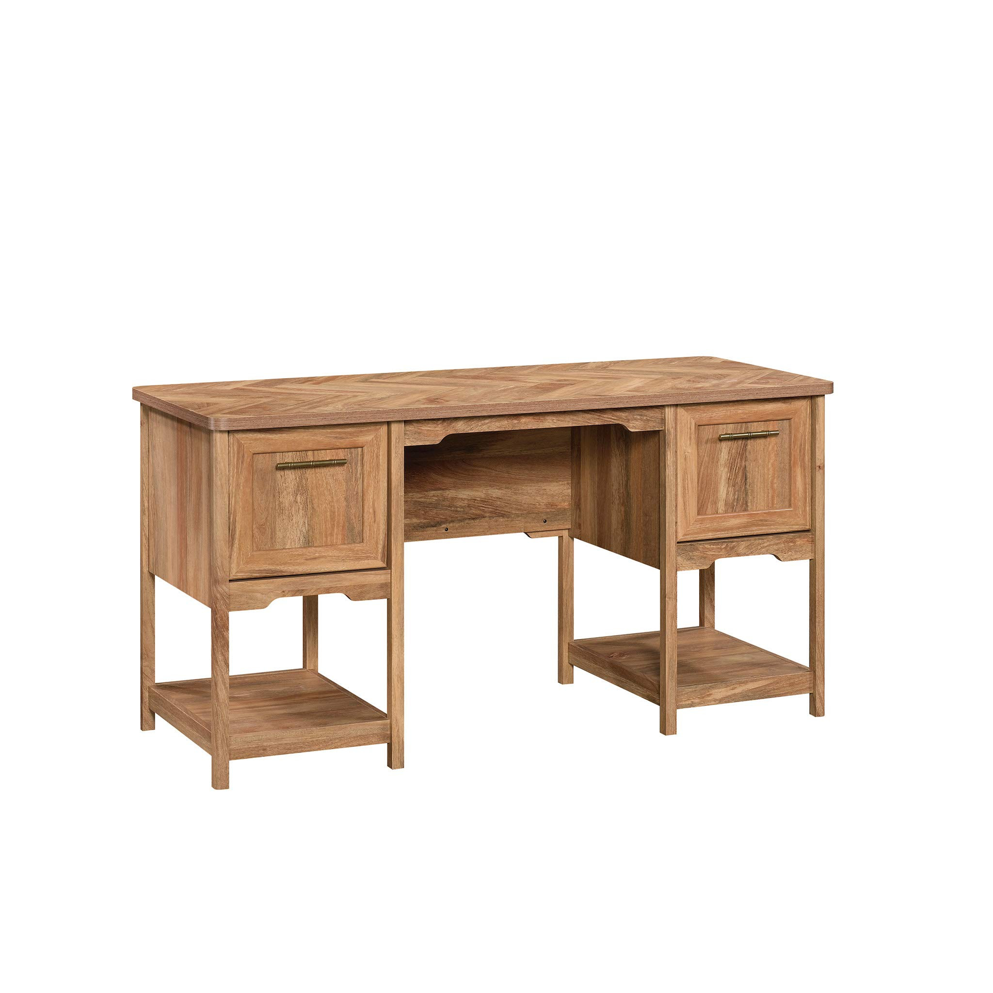 Sauder Coral Cape Desk, L: 58.62" x W: 23.47" x H: 30.0", Sindoori Mango Finish | Amazon (US)