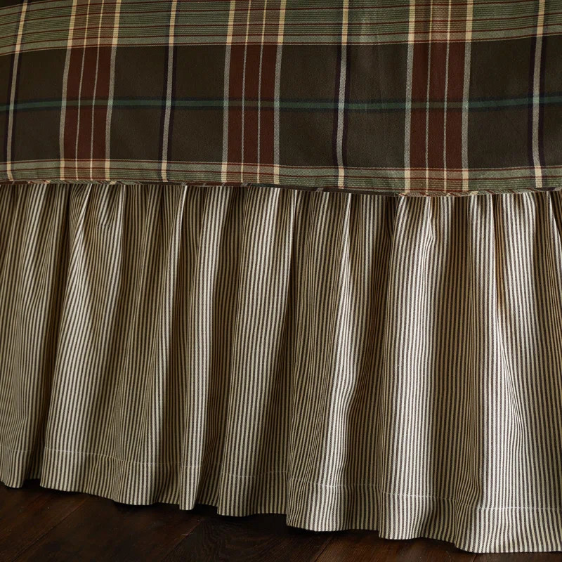Farmhouse Stripe Bed Skirt | Perigold