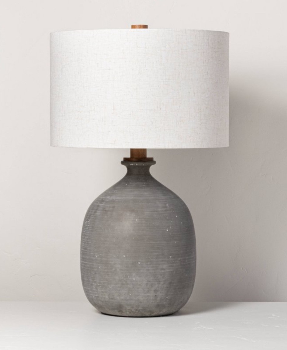 Resin Table Gray Lamp from Hearth & Hand

#LTKHome #LTKFindsUnder50