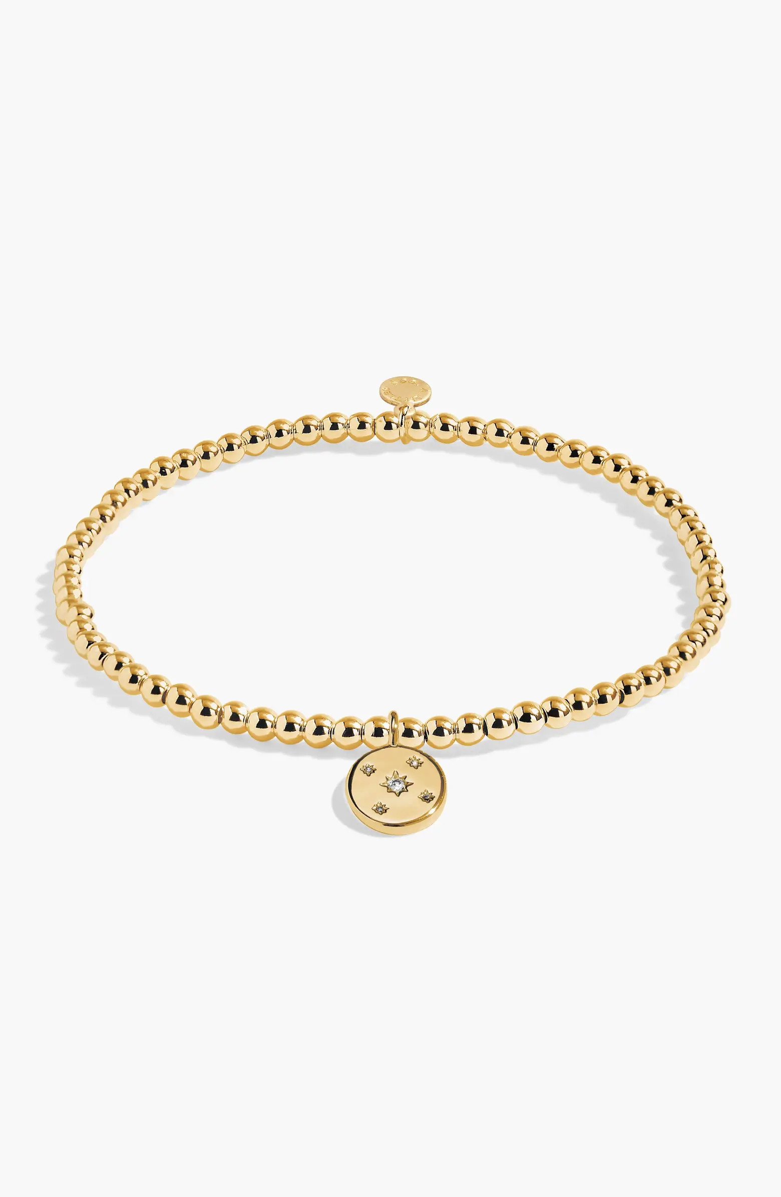 A Little 'Wonderful Things Are Coming Your Way' Bracelet In Gold-Tone Plating | Nordstrom