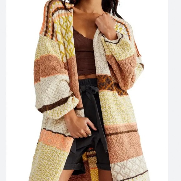 Love and Kisses Cardigan Maxi FREE PEOPLE Small Adorable | Poshmark