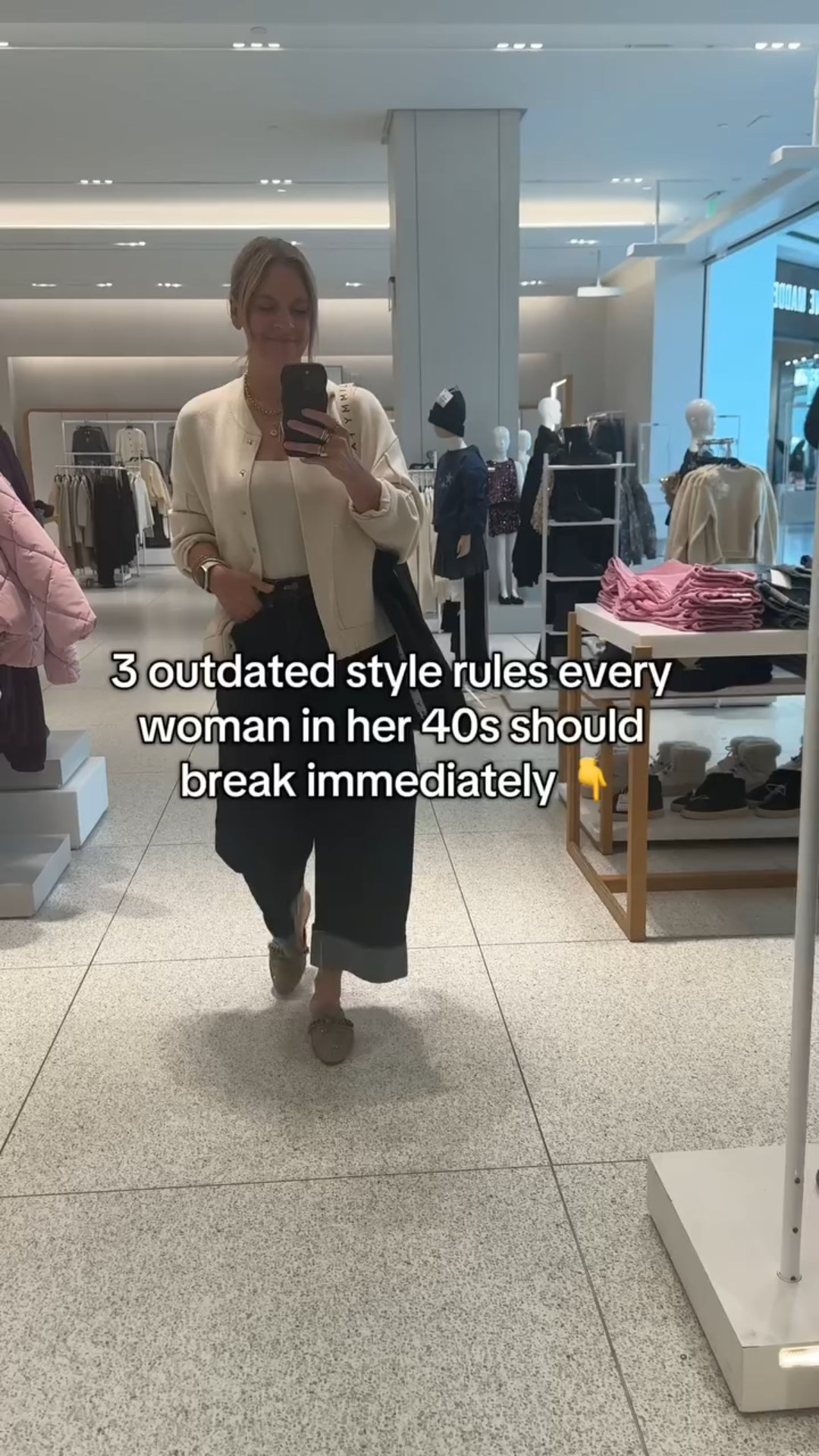 It’s 2025. Can we please stop following these style “rules”? 🙅‍♀️ 

Here are 3 that every woman in her 40s should definitely break: 

1️⃣ “You can’t mix black and navy.” 
– This combo is so chic when done right — think navy blazer + black pants = instant polish. 

2️⃣ “You can’t wear white after Labor Day.” 
– White denim, cream sweaters, and ivory coats are fall/winter staples. Trust us, they look expensive. 

3️⃣ “Gold and silver don’t go together.” 
– Mixed metals make your accessories look effortless, not overthought. It’s the ultimate modern move. 

It’s time to wear what works for you — not what someone said was “appropriate” years ago. 

✨ Need help refreshing your wardrobe and finding your modern style? Book a Personal Styling Session — link in bio. 

#effortlessstyle #styleconfidence #styleover40 #personalstylist #styletipsforwomen