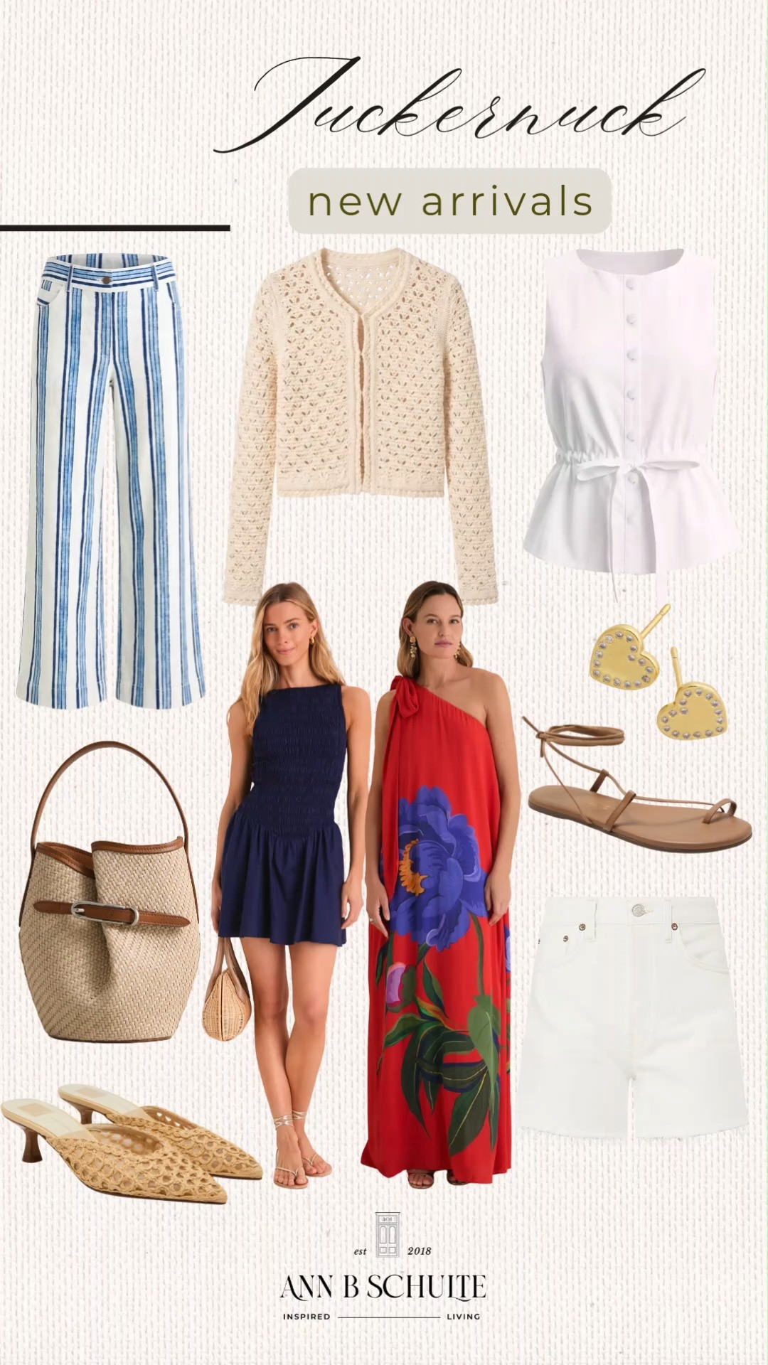 Tuckernuck new arrivals are bringing polished charm and playful prints into summer dressing perfectly. Easy silhouettes and timeless details made these instant closet favorites ☀️🤍👜 #Tuckernuck #NewArrivals #SummerStyle #ClassicFashion #ChicOutfits #EverydayStyle #ResortWear #LTKFashion #StyleFinds #CasualChic 

 #LTKootd