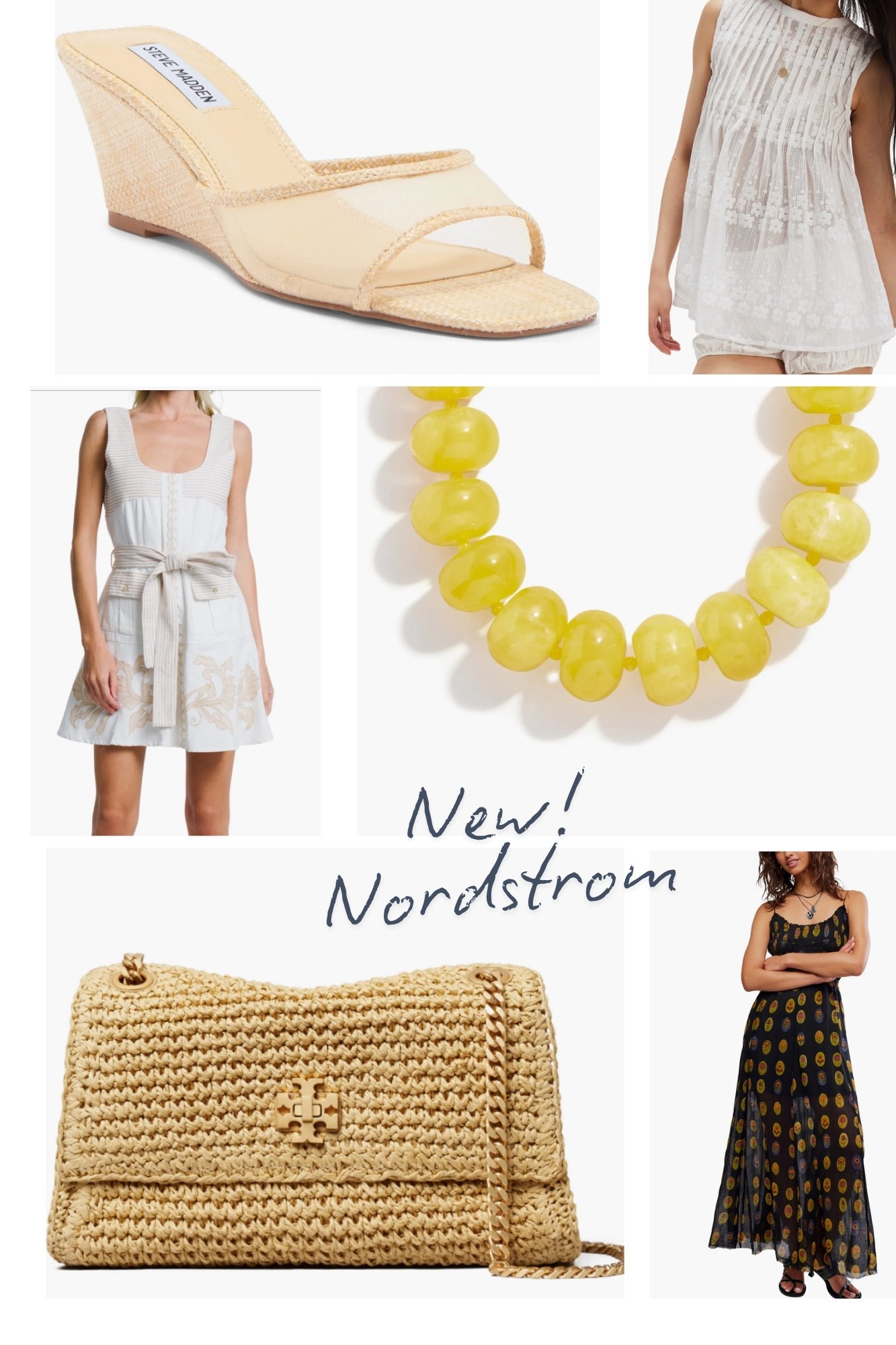 New for spring ☀️ 
Spring dresses
Bauble bar 
Spring bag 

#LTKSeasonal