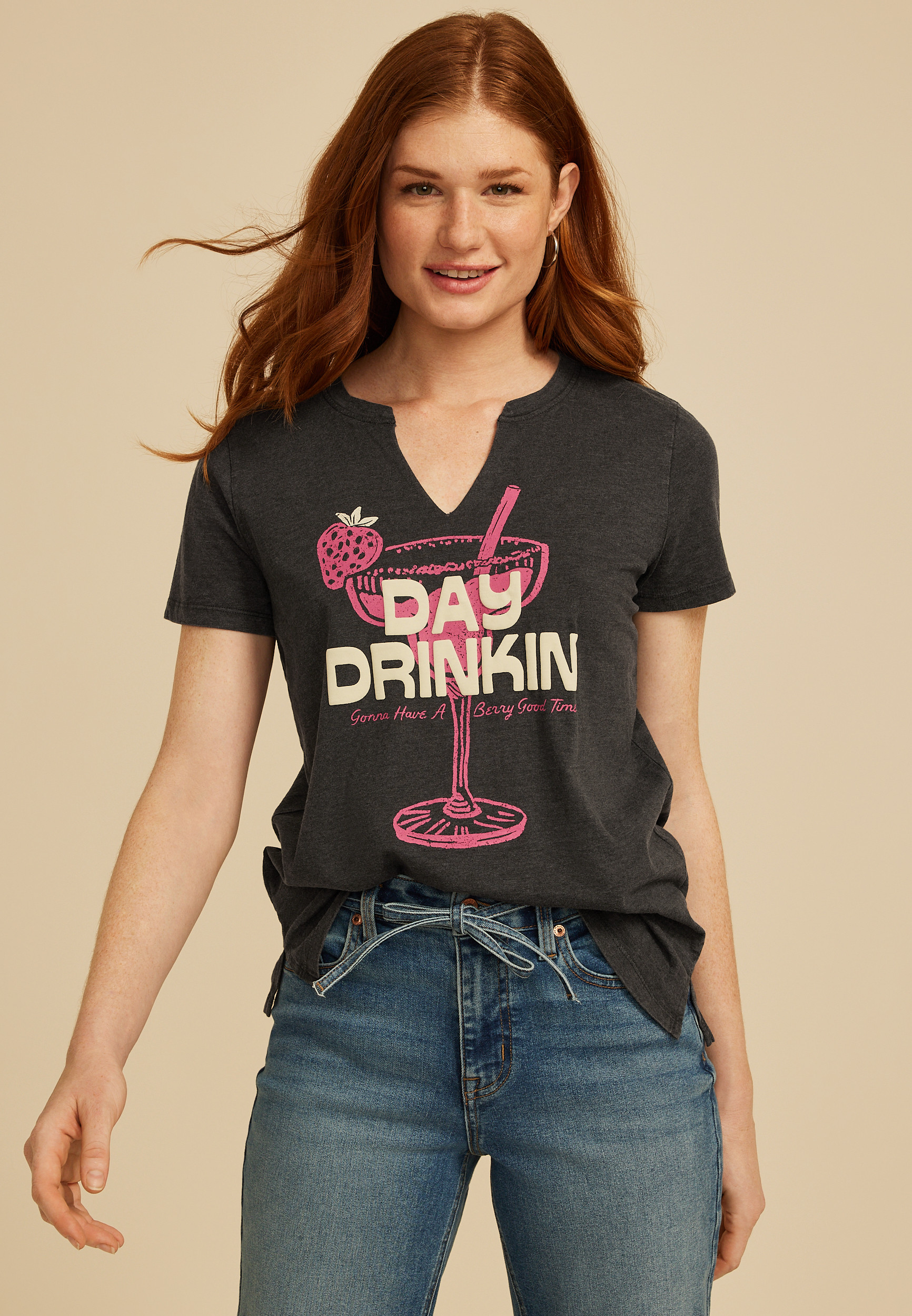 Day Drinkin Classic Fit Graphic Tee | maurices | Maurices